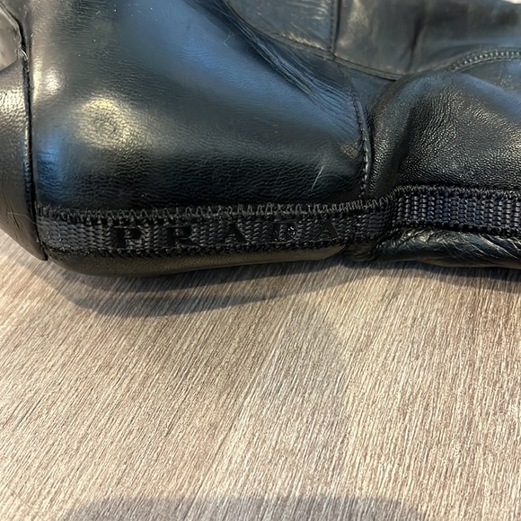 Prada 👢 leather mid length stiletto boots size 7.5 - Picture 8 of 9